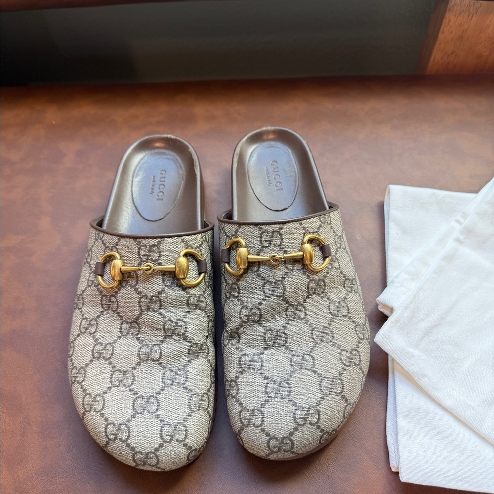 Gucci Sol GG Canvas Clog